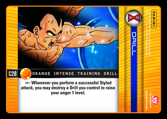 C28 Orange Intense Training Drill