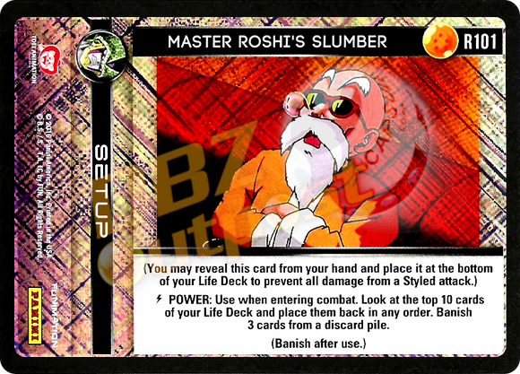R101 Master Roshi's Slumber Foil