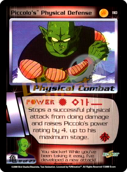 110 - Piccolo's Physical Defense Unlimited Foil