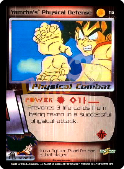 116 - Yamcha's Physical Defense Unlimited Foil