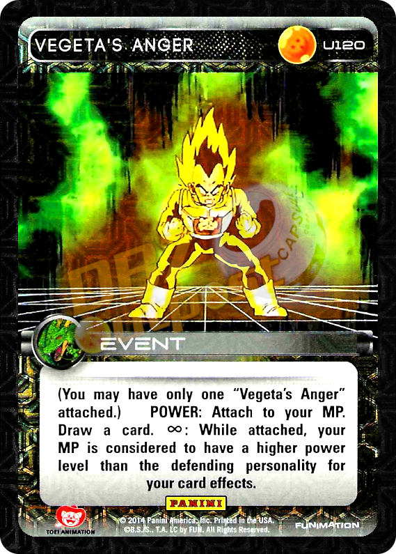 U120 Vegeta's Anger Foil