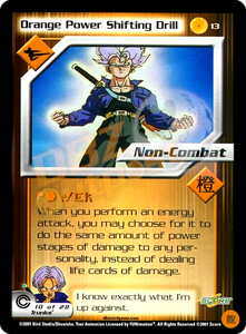 13 - Orange Power Shifting Drill Limited Foil