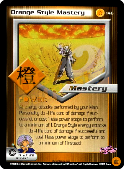 146 - Orange Style Mastery Limited – DBZ Outpost