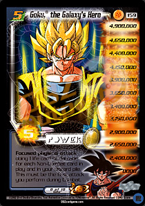 159 - Goku, the Galaxy's Hero Limited Foil