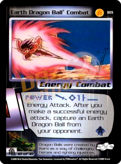 189 - Earth Dragon Ball Combat Unlimited Foil