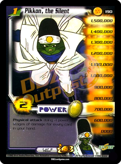 190 - Pikkon, the Silent Unlimited