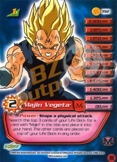 192/93 - Majin Vegeta Gate Fold High-Tech Limited Foil – DBZ Outpost