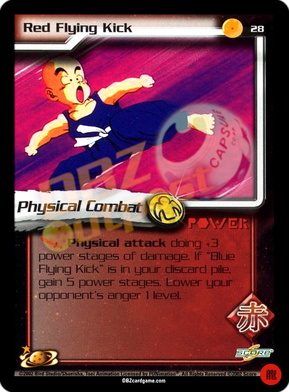 28 - Red Flying Kick Limited Foil