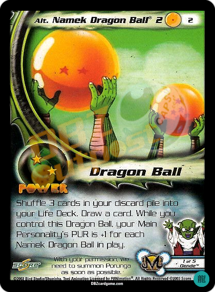 2 - Alt Namek Dragon Ball 2 Limited Foil
