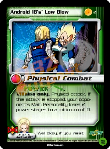 2 - Android 18's Low Blow Limited