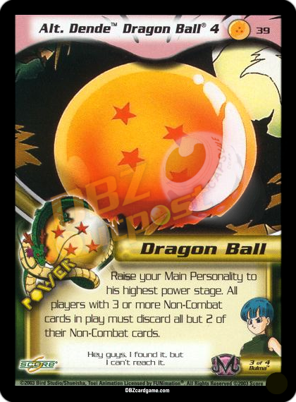 39 - Alt Dende Dragon Ball 4 Unlimited Foil