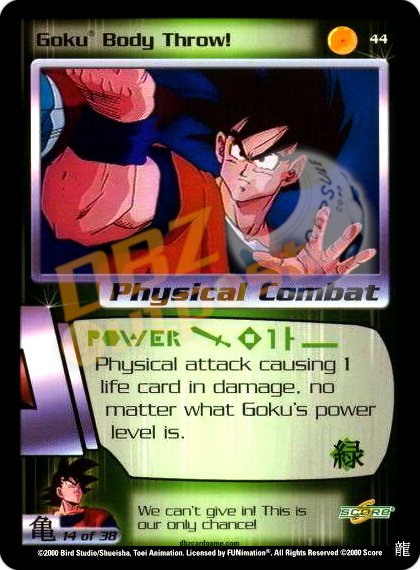 44 - Goku's Body Throw! Limited Foil