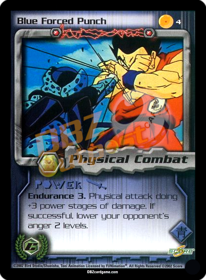 4 - Blue Forced Punch Unlimited Foil