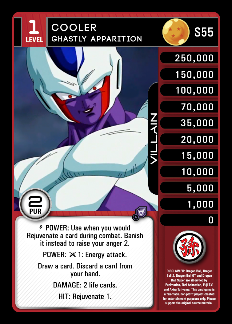 S55 Cooler, Ghastly Apparition – DBZ Outpost