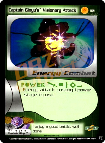 62 - Captain Ginyu's Visionary Attack Limited