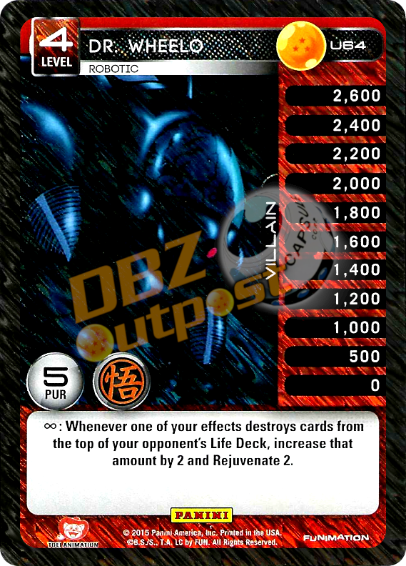 U64 Dr. Wheelo Robotic Foil DBZ Outpost