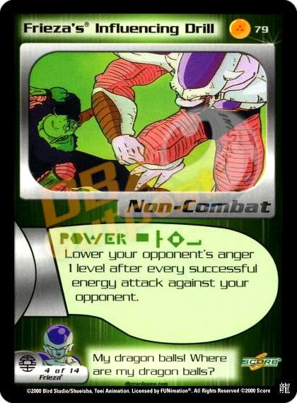 79 - Frieza's Influencing Drill Limited