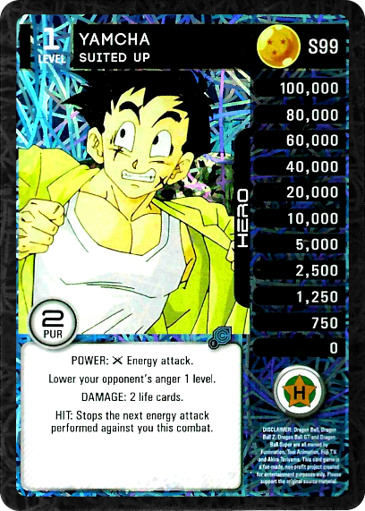 S99  Yamcha, Suited Up Foil