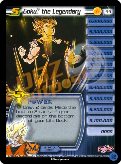 99 - Goku, the Legendary Limited Foil