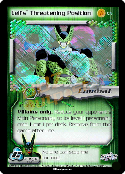 C6 - Cell's Threatening Position Unlimited Foil
