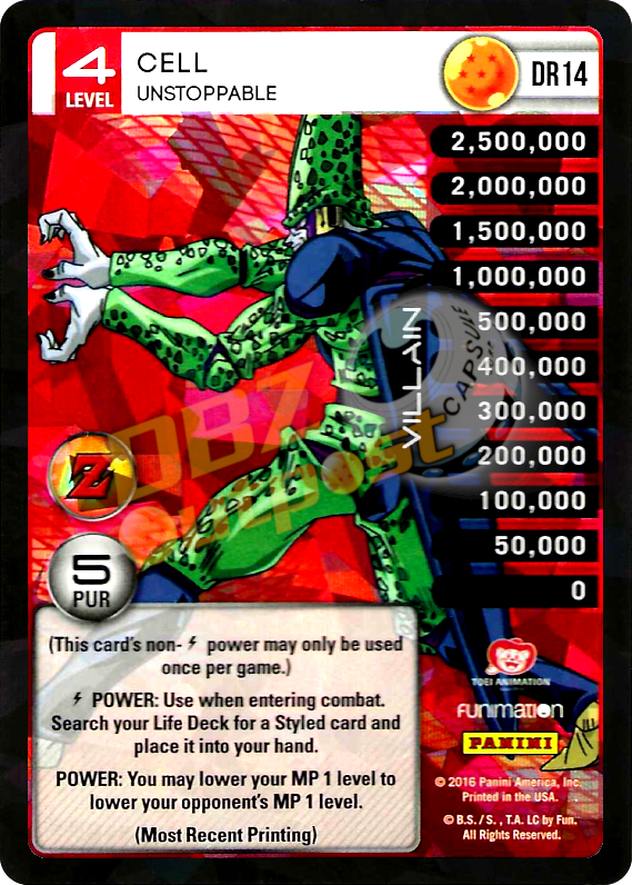 DR14 Cell Unstoppable Booster Pack Foil