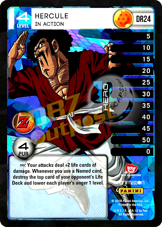 DR24 Hercule In Action Booster Pack Foil