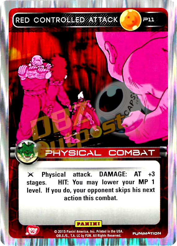 P11 Red Controlled Attack Foil