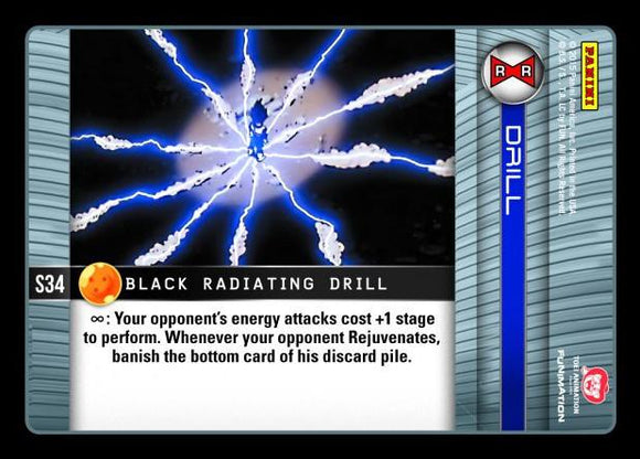 S34 Black Radiating Drill