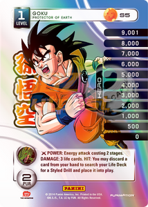 S5 Goku Protector of Earth Hi-Tech Rainbow Prizm