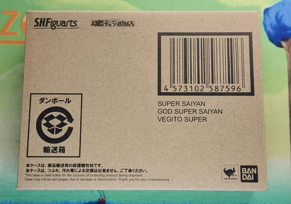 Bandai S.H. Figuarts Super Saiyan God Super Saiyan Vegito Dragon Ball Z New