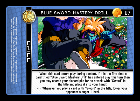 U7  Blue Sword Mastery Drill