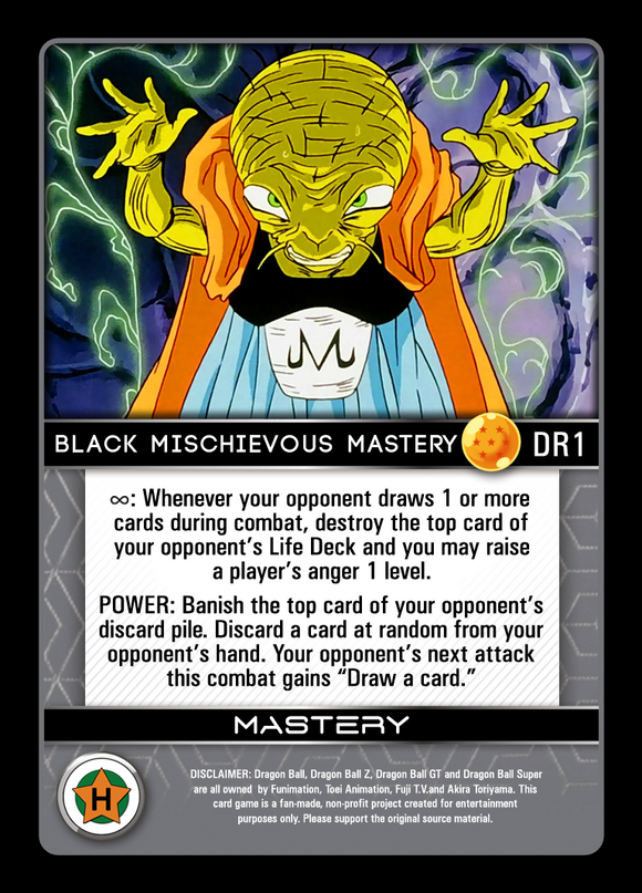 DR1 Black Mischievous Mastery