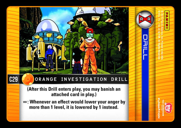 C29 Orange Investigation Drill