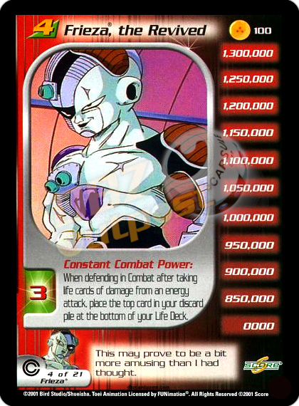 100 - Frieza, the Revived Unlimited Foil