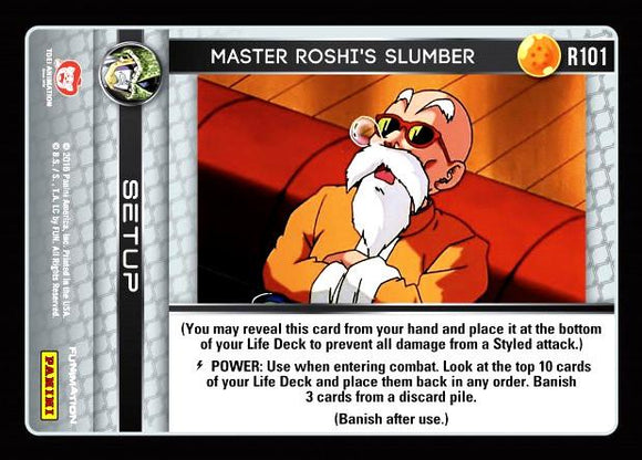 R101 Master Roshi's Slumber