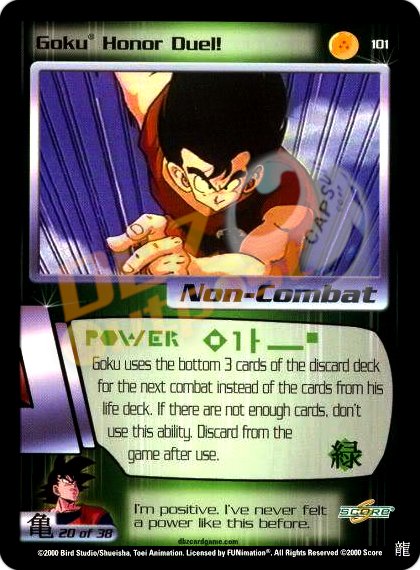 101 - Goku Honor Duel Limited Foil