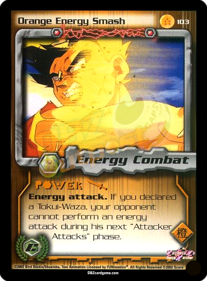 103 - Orange Energy Smash Unlimited Foil