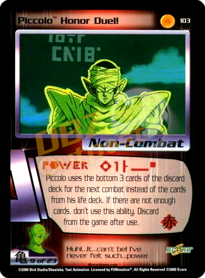 103 - Piccolo Honor Duel! Unlimited Foil