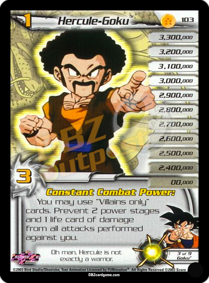 103 - Hercule-Goku Unlimited