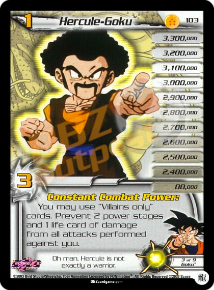 103 - Hercule-Goku Limited