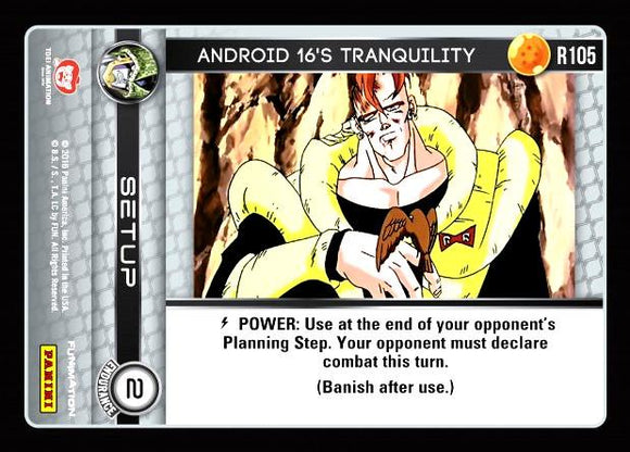 R105 Android 16's Tranquility
