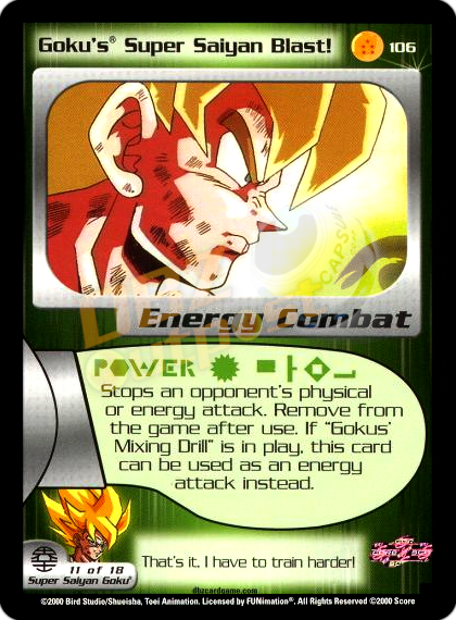 106 - Goku's Super Saiyan Blast! Unlimited