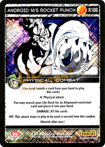 R106 Android 16's Rocket Punch Foil