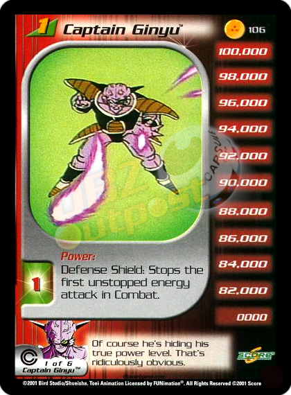 106 - Captain Ginyu Unlimited