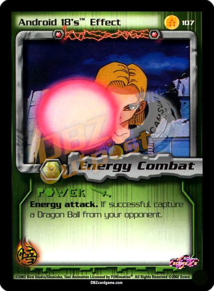 107 - Android 18's Effect Unlimited Foil