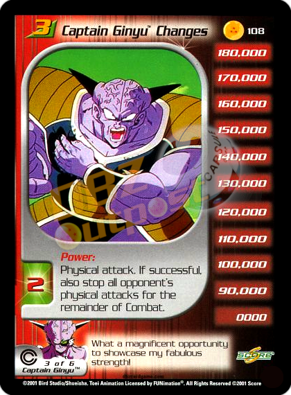 108 - Captain Ginyu Changes Unlimited