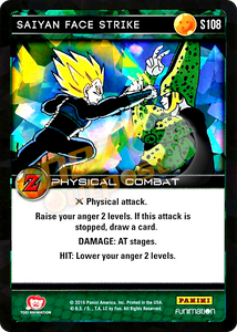 S108 Saiyan Face Strike Foil