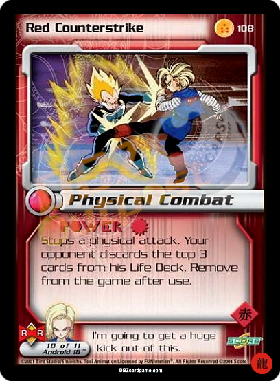 108 - Red Counterstrike Limited Foil