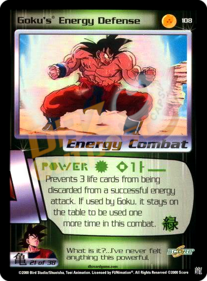 108 - Goku's Energy Defense Limited
