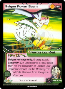 108 - Saiyan Power Beam Unlimited Foil